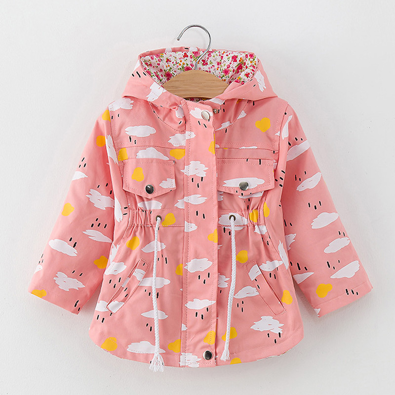 Kids Jackets Girls Hooded Coat